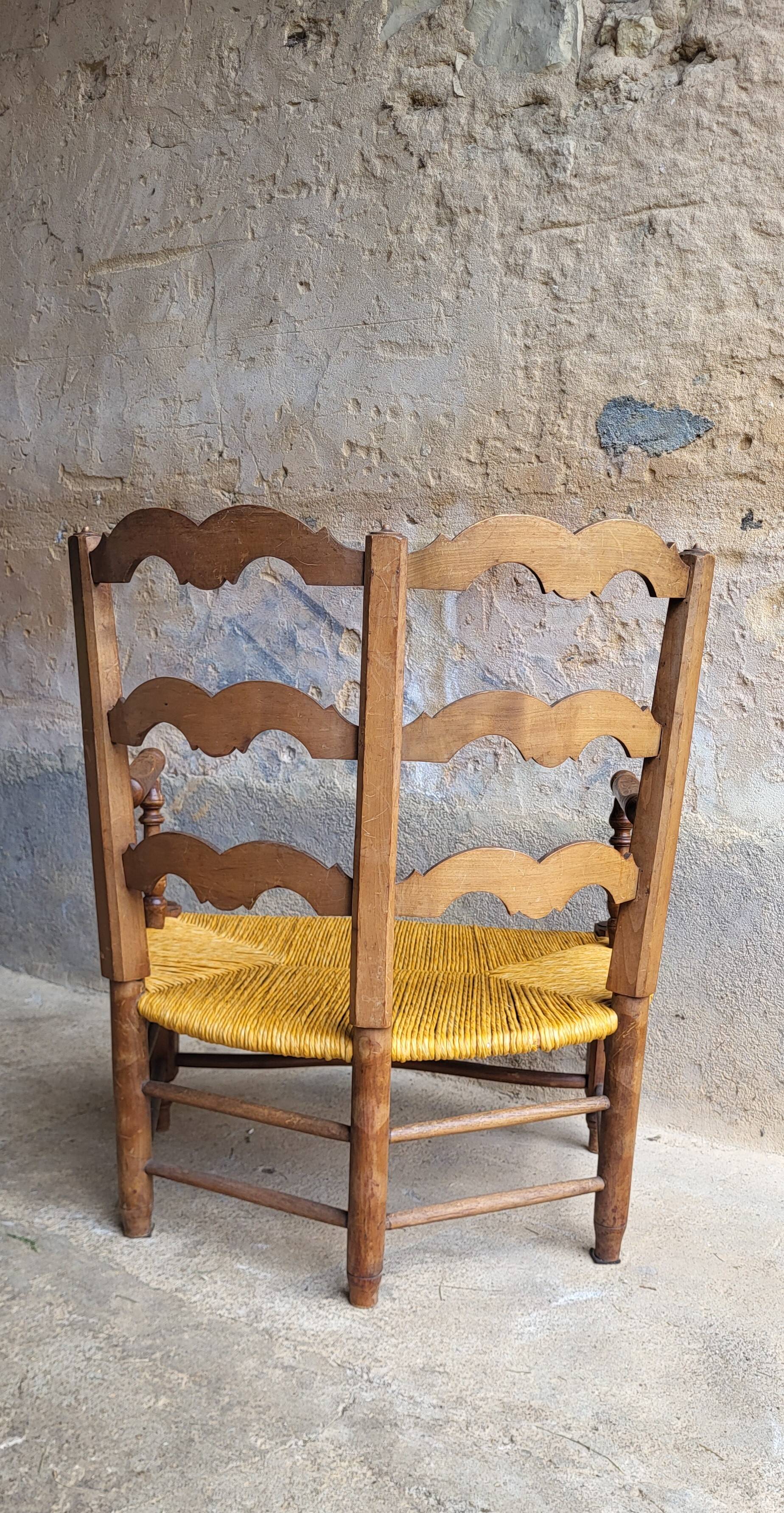 19th century Provençal Radassier armchair