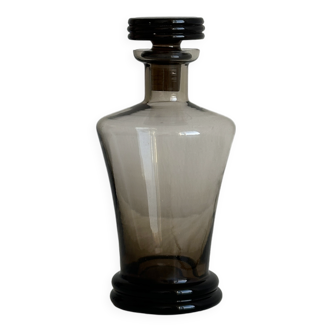 Smoked glass bottle
