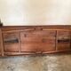 Vintage mid-century farm or estaminet dining table