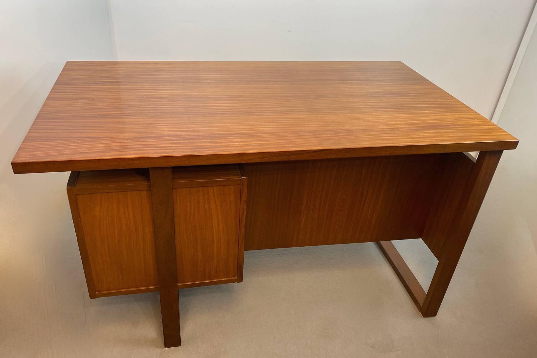 Wooden desk, 3 drawers, France 1960-1970