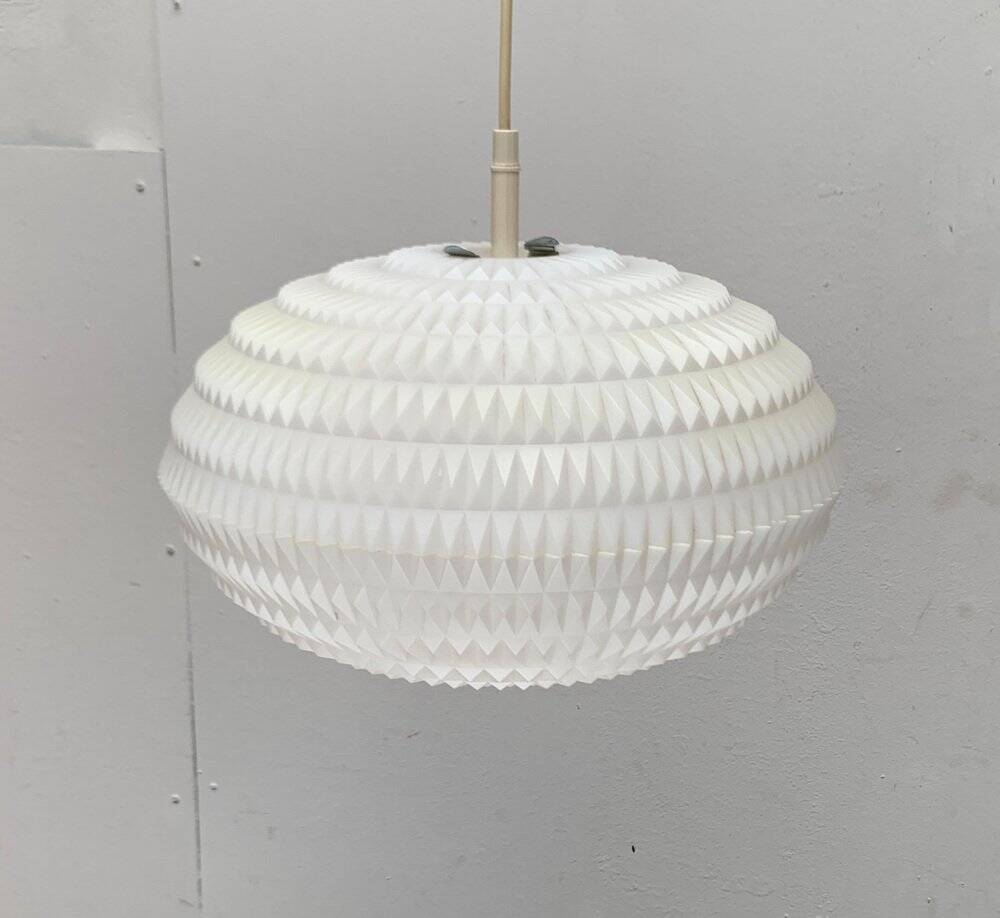Lampe suspension UFO allemande modèle 2196 du milieu du siècle par Aloys Ferdinand Gangkofner pour Erco, années 1960