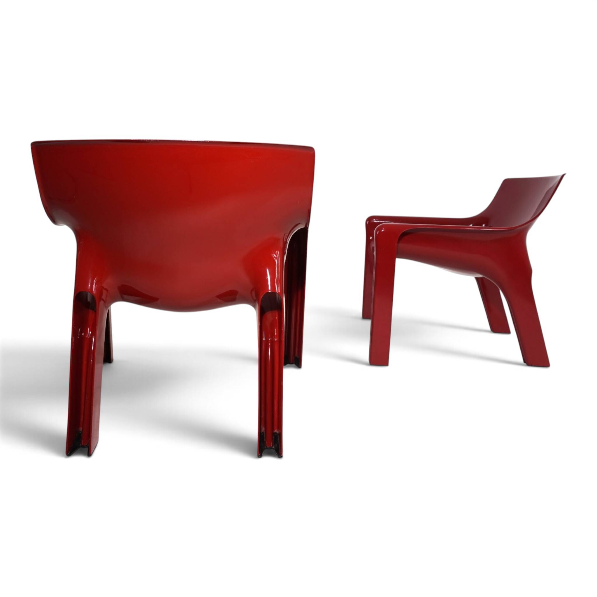 Vico Magistretti Vicario Ensemble de 2 Fauteuils pour Artemide, 1970