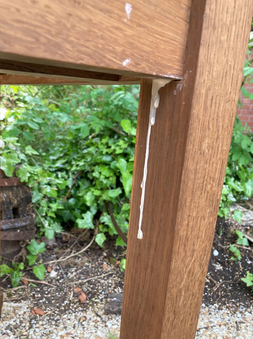 Vintage solid wood desk