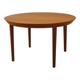 Round teak table, Danish design, 1960s, manufacturer: Gudme Møbelfabrik, de