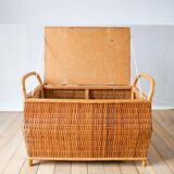 Rattan and bamboo toy bench 1970