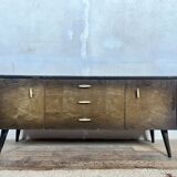 Meuble TV/hifi enfilade vintage moderniste Français