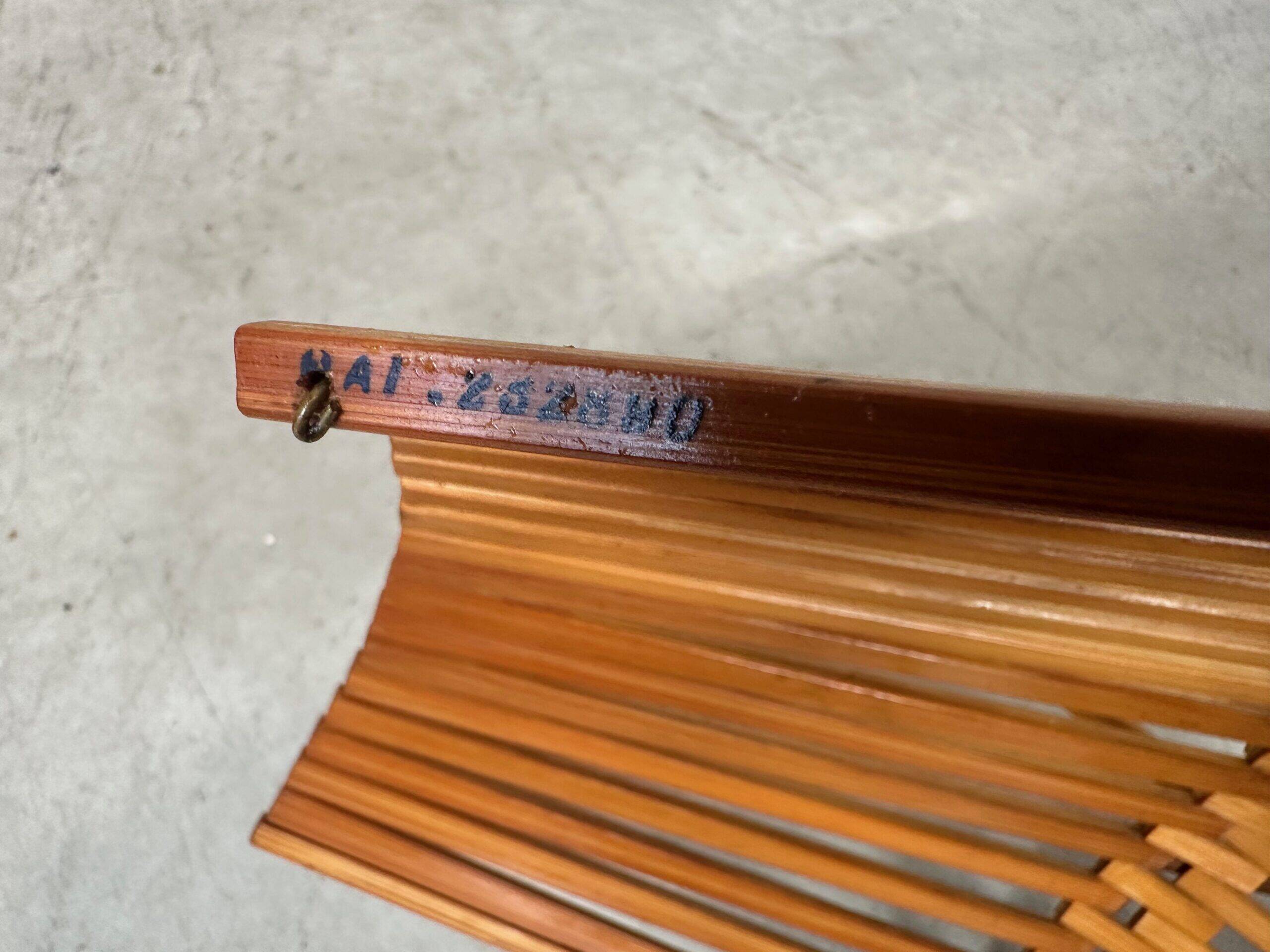 Vintage foldable fruit bowl – bamboo