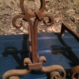 Ancient iron chenêts