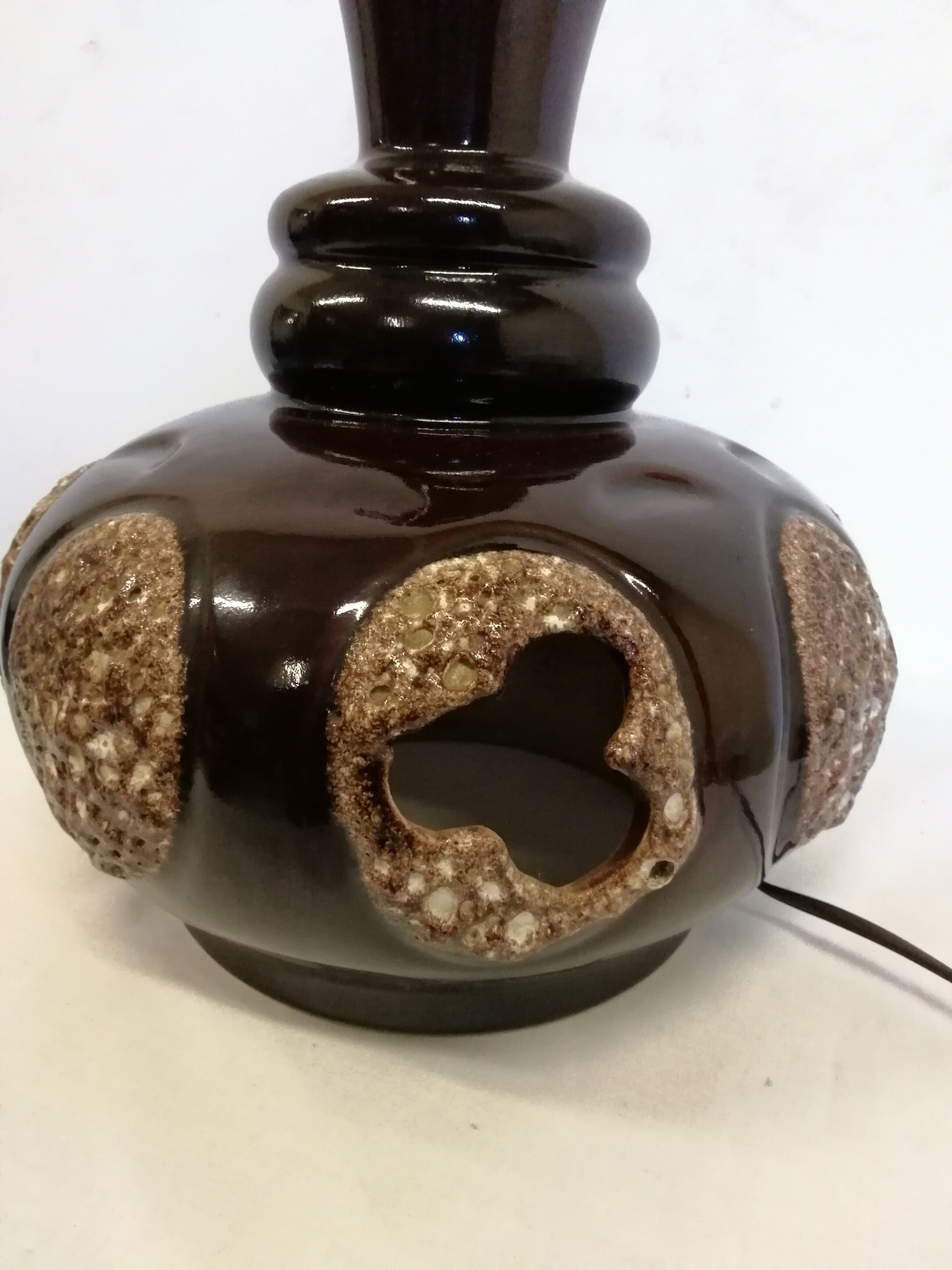 Vintage ceramic floor lamp foot