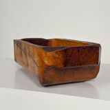 Imposing storage compartment in carved solid wood, Auvergne, early 20th century