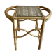 Table d’appoint vintage en rotin