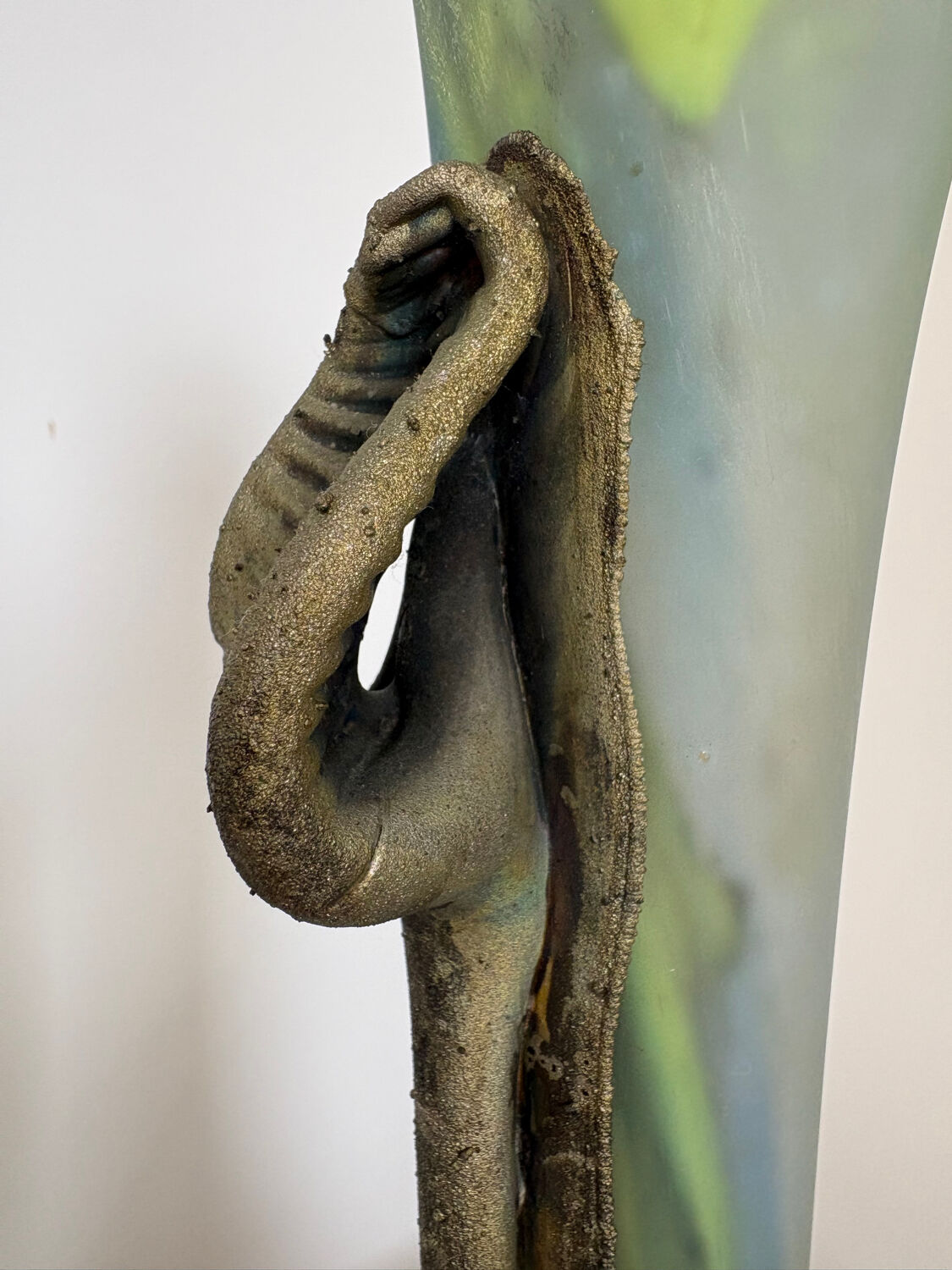 Large sculptural Brutalist vase – Florea SILVIU – 41 cm