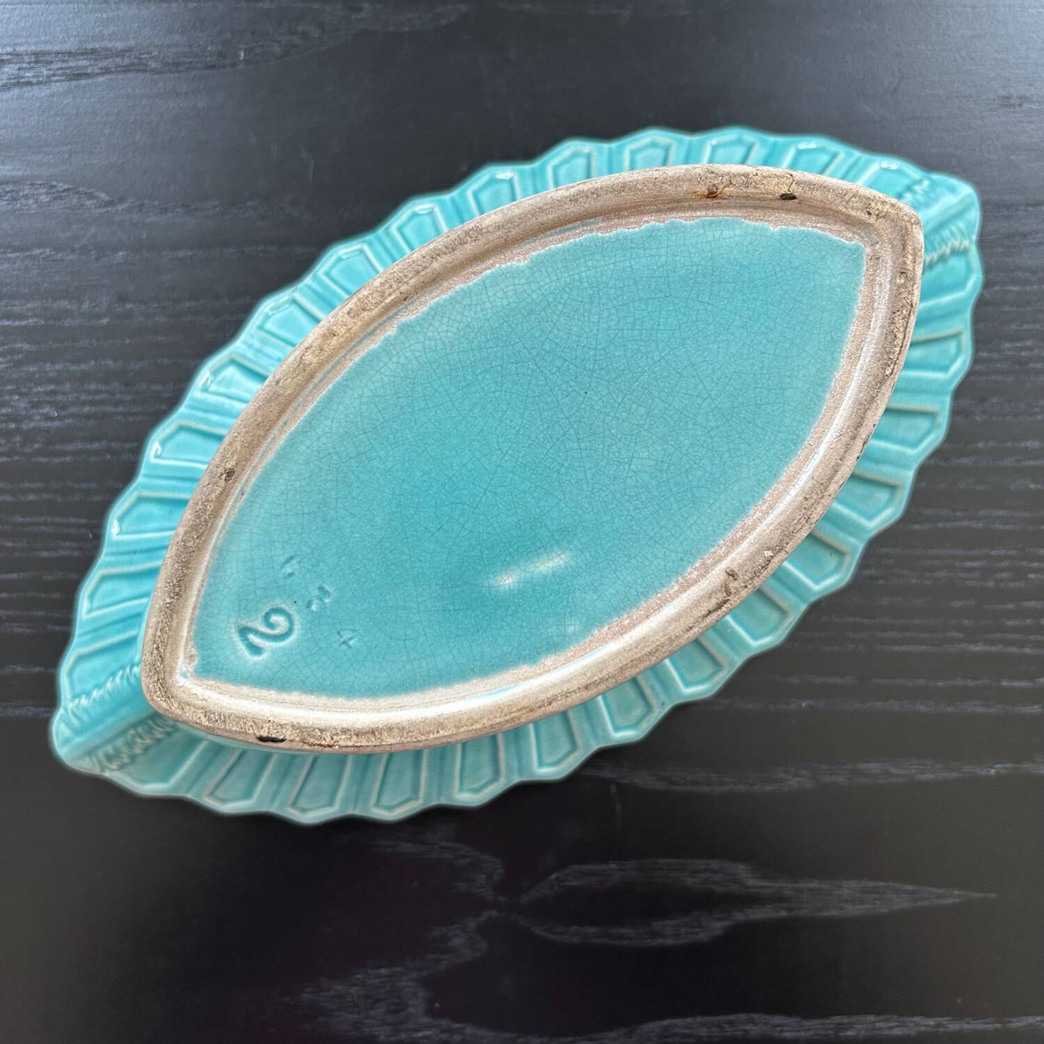 Turquoise slip cup