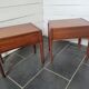 Paire de tables de chevet scandinave en teck des années 60