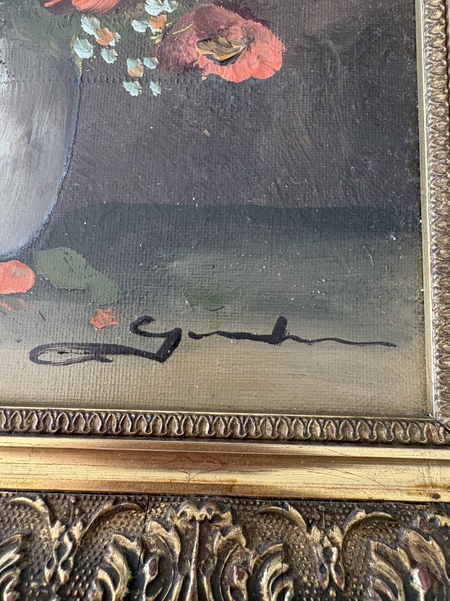 Peinture à huile sur toile