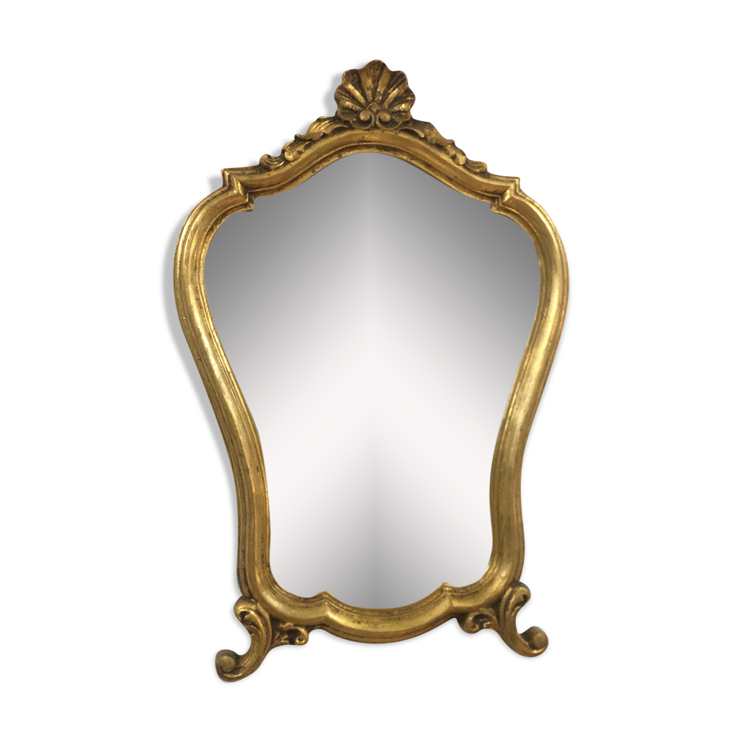 Mirror gilded baroque style