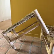 Petit banc marocain en bois 