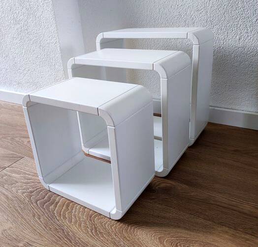 Etagères Vintage • Éléments modulables • Bois Laqué • 1970