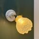 Vintage Art Deco tulip applique flower decorations