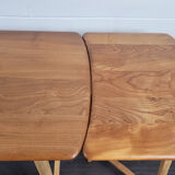 Ercol CC 41 Plank Dining Table & Extension Table, 1950s, 1960s