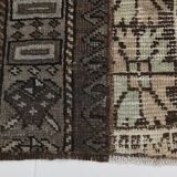 2x11 Brown & Orange Soft Vintage Runner Rug, 64x332Cm SK21437