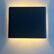 Pair of vintage Doria Leuchten wall lights, matte black, Germany 1970s