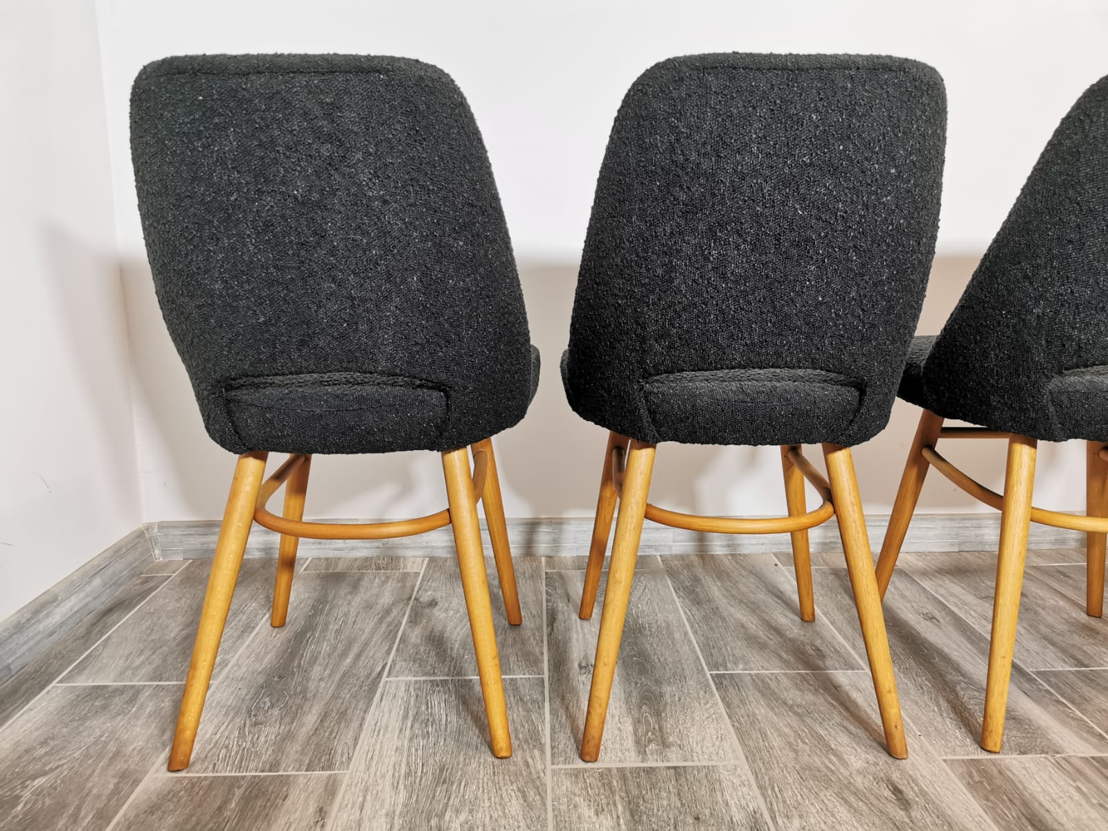 Restored dining chairs by Oswald Haerdtl