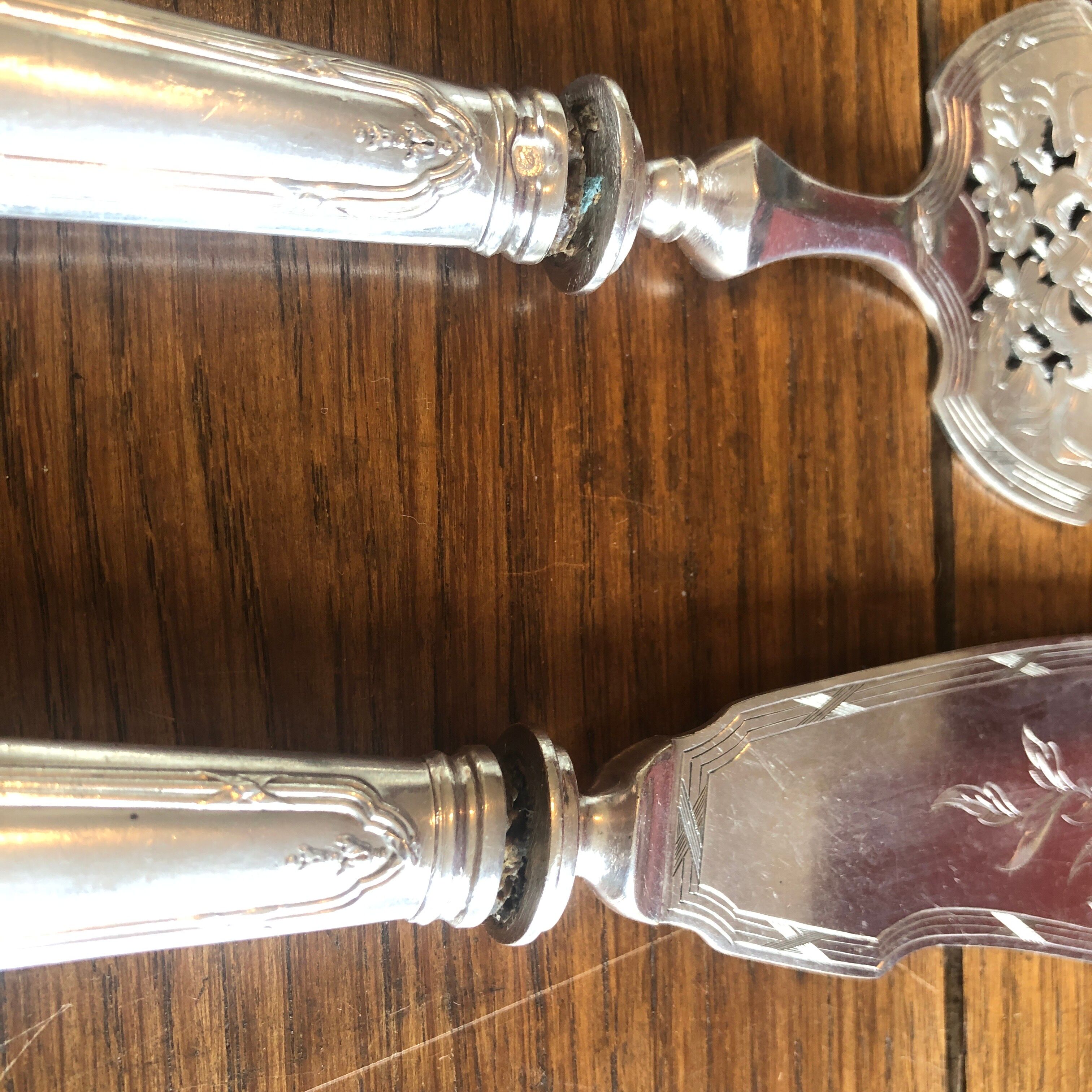 Cutlery serving fish silverware