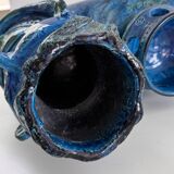 Aldo Londi for Bitossi Rimini Blu Ceramic Plant Centaur Sculpture, Italy, 1