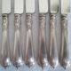 12 knives with silver-plated handles