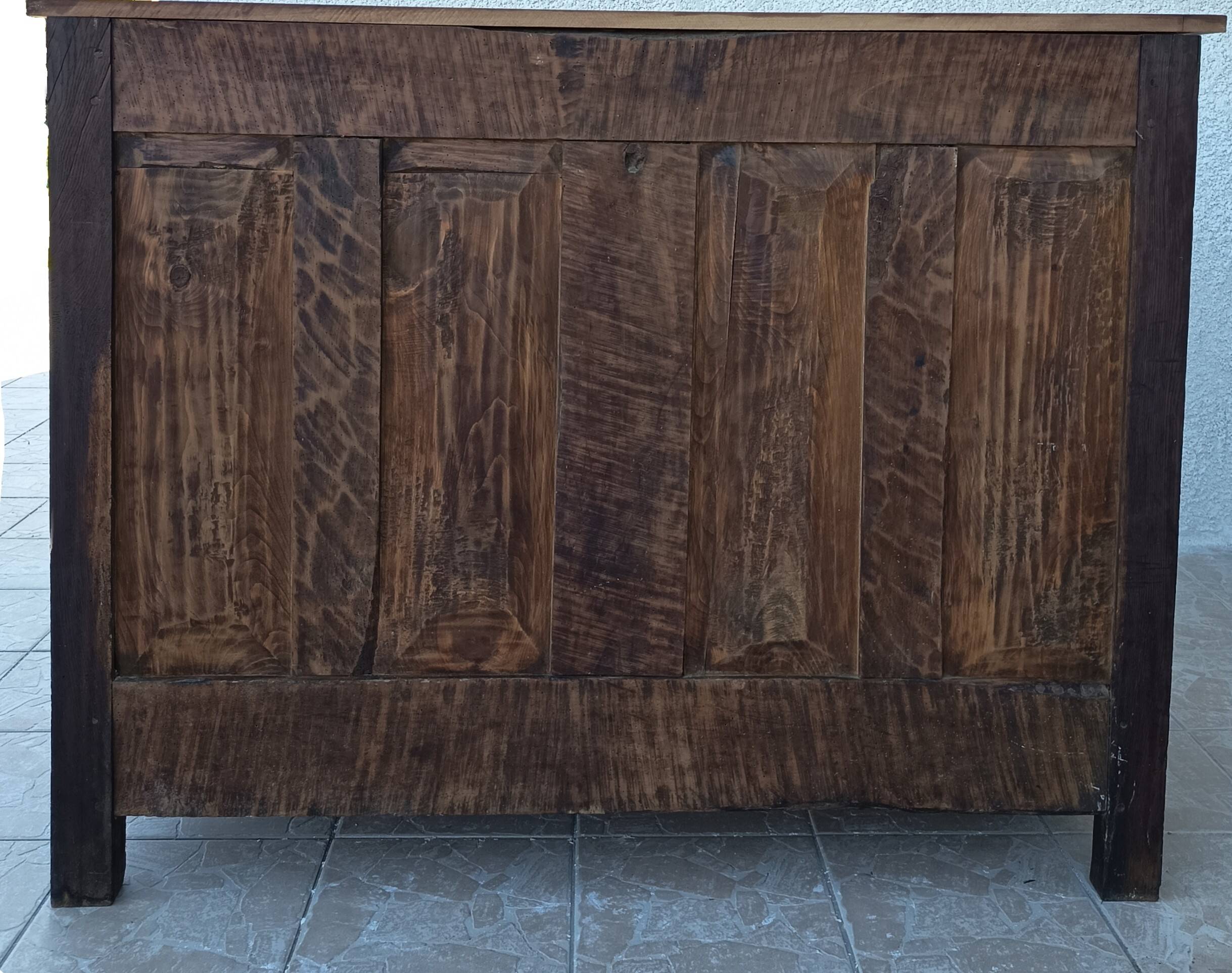 Empire-style buffet in cherry wood