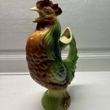 Carafe coq en faïence