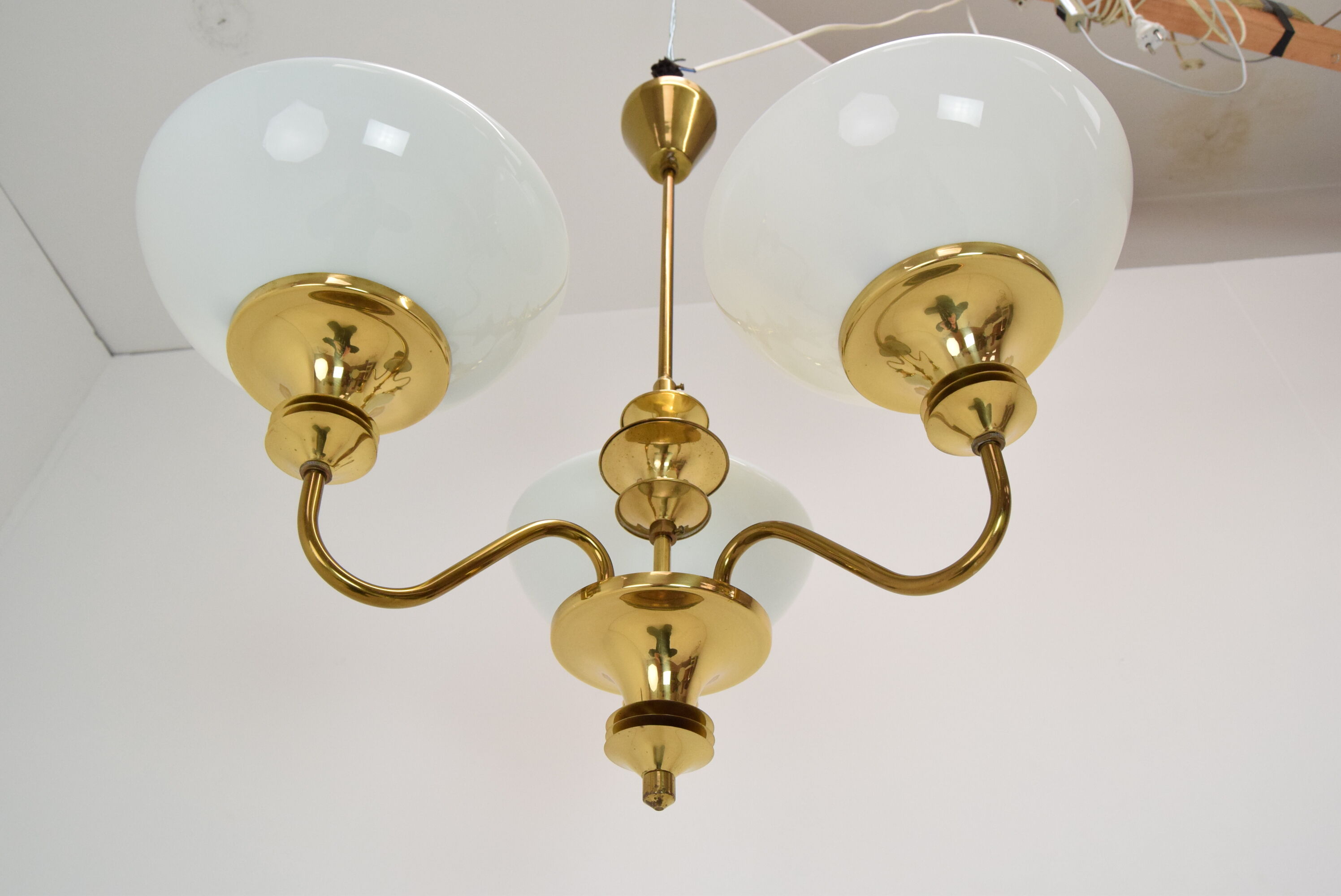 Mid-century chandelier, Czechoslovakia, 1970s