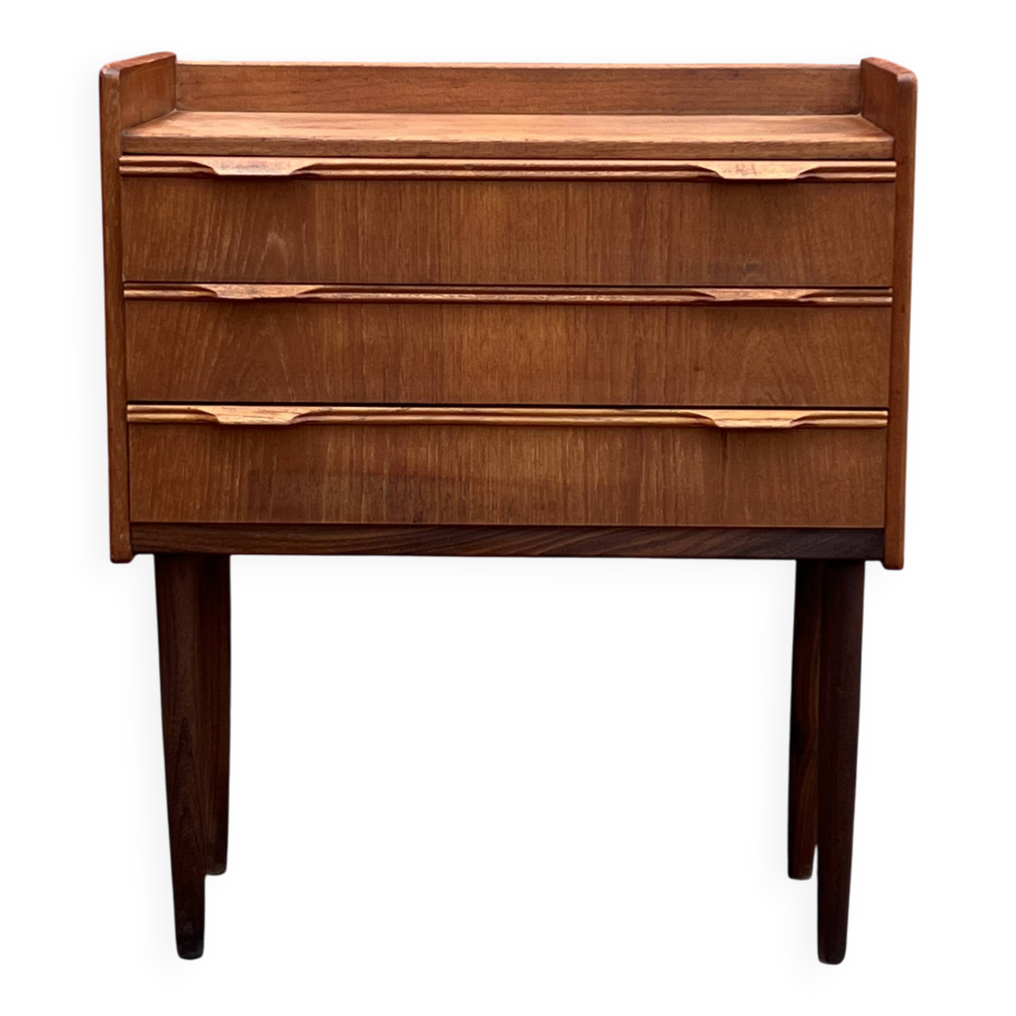 Danish vintage teak chest of drawers / nightstand, Mid century modern 1960