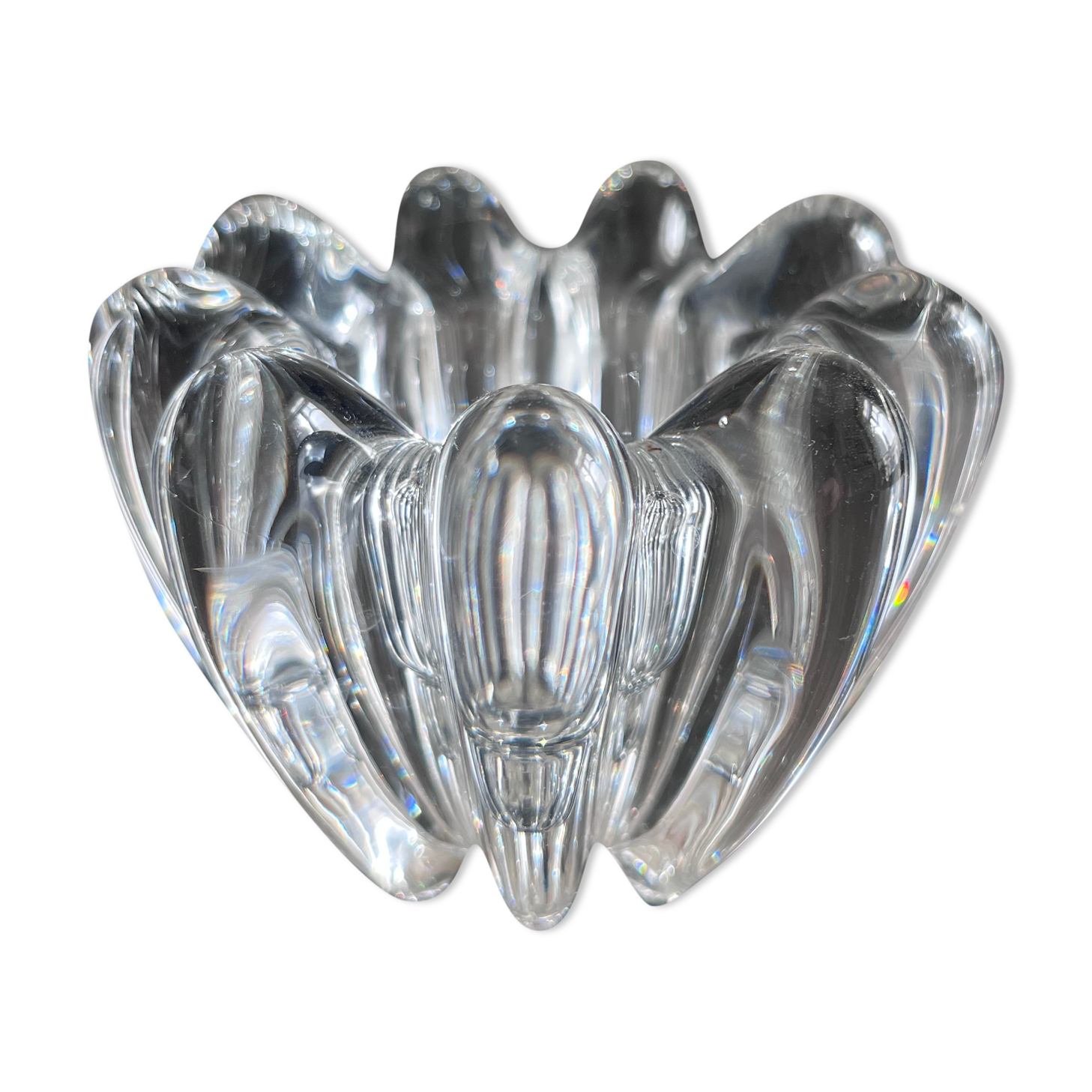 Crystal candle holder