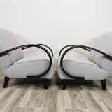 Restored armchairs by Jindrich Halabala