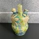 Yellow floral decoration water bottle