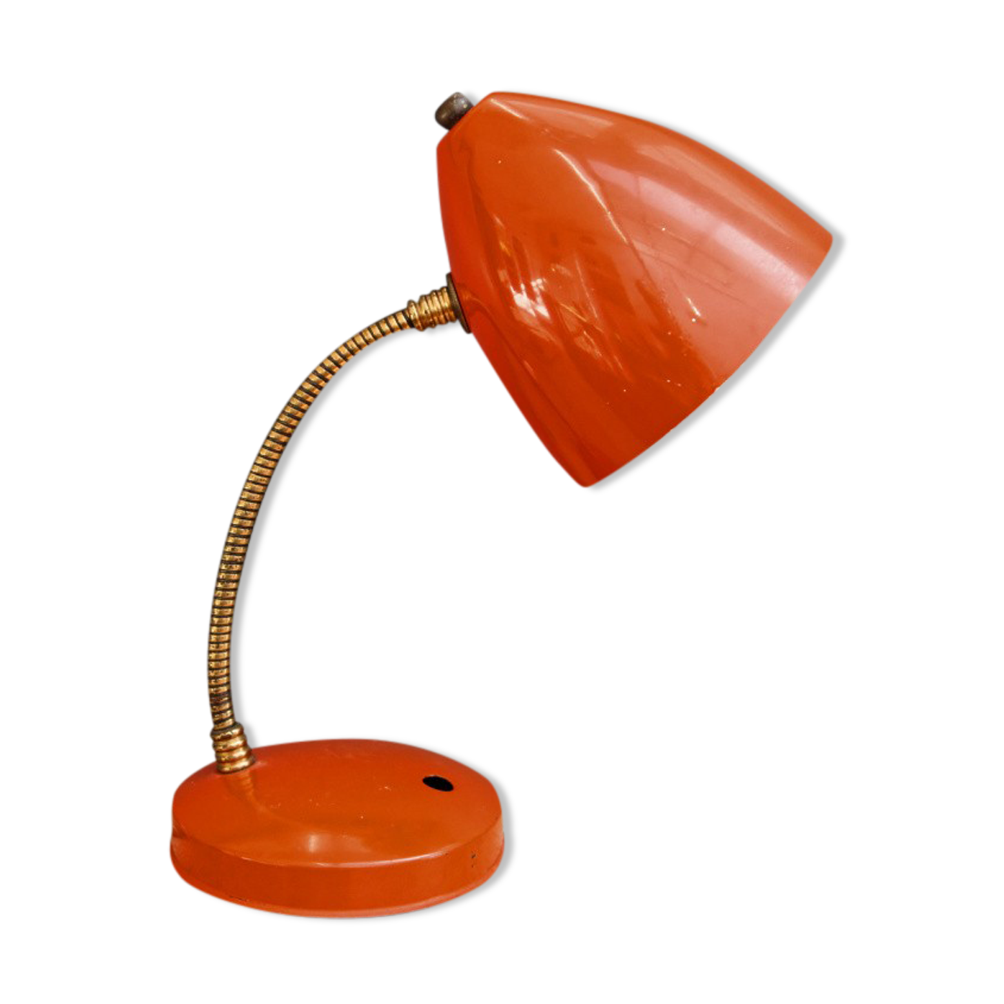 70s casserole lamp