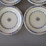 12 bread plate dessert Rouen E. Bourgeois