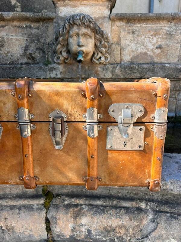Old curved cabinet