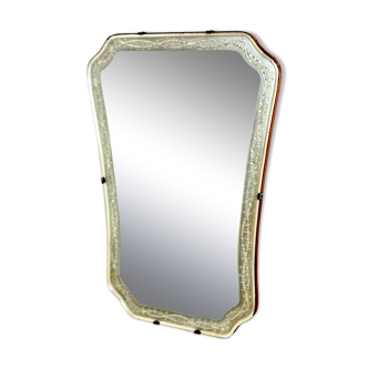 Elm mirror, Sweden, 1950, 50x70cm