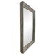 Weathered wood wall mirror (92 x 61 x 8cm)