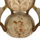 Louis XVI style gilded wood armchair, late 19th or early 20th century