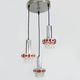 Suspension waterfall vintage Raak Amsterdam Holland chrome polished glass chiseled. Year 70
