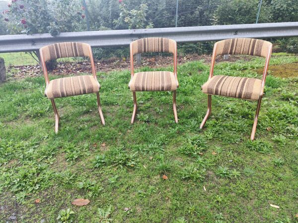 Ensemble de 3 chaises Baumann kangourou