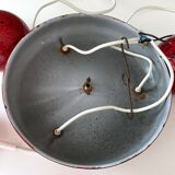 Vintage hanging lamp/cascade lamp in enamel, retro lamp, 70's