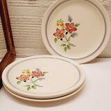 Set 4 flat plates Salins