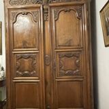 Lyonnaise walnut wardrobe Regency period