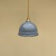 Domed dome suspension in gray and white enamelled sheet metal 18th new electrification