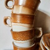 Service à café et dessert en grès west Germany